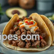 Delicious Cinco de Mayo Food Ideas: My Mouthwatering Beef Tacos with Chipotle Cream
