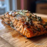 Perfect Baked Frozen Salmon No Thaw GarlicHerb Butter Recipe