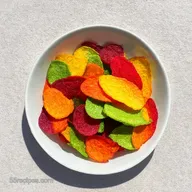 Rainbow Veggie Chips Crispy Colorful Good For Ya