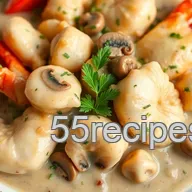 Indulge in My Favorite Saut&eacute;ed Langostinos in Creamy Mushroom Gravy