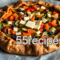 Delicious Himalayan Tartary Buckwheat Recipes: Savory Vegetable Galette