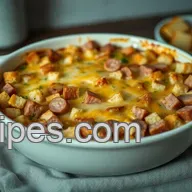 Hearty Savory Sage Breakfast Casserole with Jimmy Dean Sage Sausage