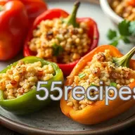 Gluten Free Dairy Free Appetizers: Easy Savory Stuffed Mini Peppers