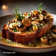 Simple Mushroom Recipes: Chefs Creamy Butter-Braised Garlic Toast