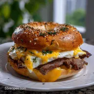 Steak Egg and Cheese Bagel Recipe: Ultimate Breakfast Powerhouse