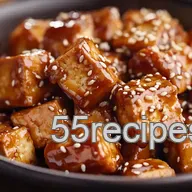 Tofu Recipes: Sticky Sesame Tofu with Ginger-Soy Glaze