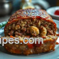Easy & Juicy Stuffed Meatloaf Recipe with Stove Top Stuffing