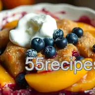 Easy Summer Peach and Blueberry Cobbler: A Family Favorite Recipe