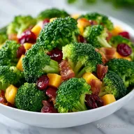Sweet Cranberry Broccoli Salad Meal Prep