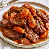Traditional Sauerbraten with Red Wine