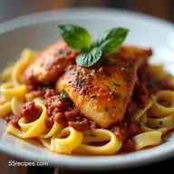 Comforting Chicken Thigh Pasta with Tuscan Ragu
