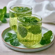 Vibrant Green Tea Spritz: Zesty and Silky
