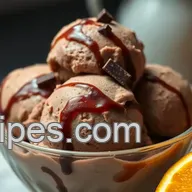 Delicious Chocolate and Orange Ice Cream: My Family's Favorite Recipe