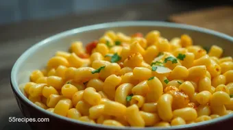 BBQ Mac and Cheese Delight: A Creamy Twist on a Family Classic recipe card