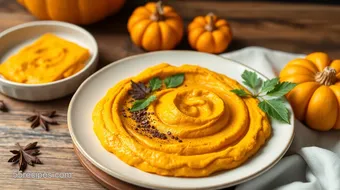 Blend Pumpkin Hummus with Maple Flavor