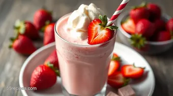 How to Blend Strawberry Blissful Shake in 10 Min: A Delicious Treat! recipe card