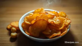 Easy Crispy Taro Chips: A Delicious Snack Adventure Awaits recipe card