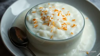 How to Make Decadent Creamy Coconut Milk Rice Pudding at Home! recipe card