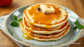 How to Make Fluffy Pancakes with Lactose-Free Dry Milk recipe card