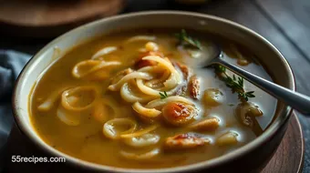 My Favorite Longhorn French Onion Soup Recipe: A Cozy Classic recipe card