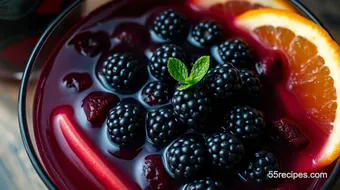 Easy & Refreshing Blackberry Sangria Recipe from Outback: Perfect for Summer! recipe card