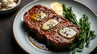 My Easy & Juicy 6 oz Filet Mignon with Garlic Herb Butter recipe card