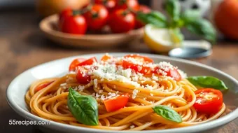 Quick Spaghetti with Fresh Tomatoes & Basil