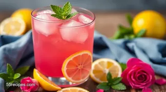 Refreshing rose lemonade: The Ultimate Floral Twist on a Classic Drink! recipe card