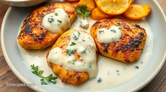 Sear Blue Star Chicken with Creamy Sauce