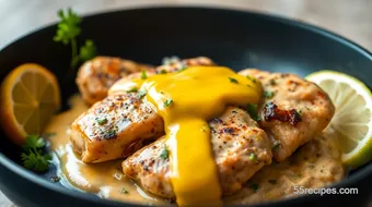 Sear Chicken with Creamy Amarillo Sauce