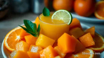 Refreshing Fruit Juice Recipes PDF: Easy Tropical Bliss Juice to Try recipe card