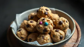 Ultimate Monster Cookie Dough Bites: A Fun No-Bake Treat for Everyone recipe card
