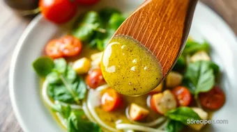 Whisked Olive Oil Salad Dressing Delight