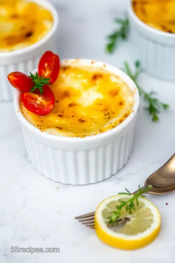 Crab Brûlée presentation