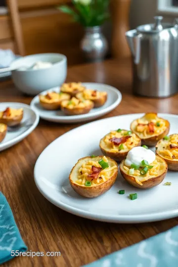 Crispy Potato Skins Recipe presentation