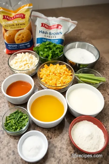 Creamy Dairy-Free Cheesy Potatoes ingredients