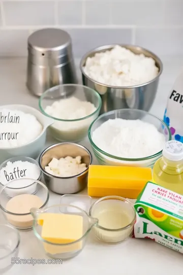 Fluffy Dairy-Free Vanilla Cupcakes ingredients