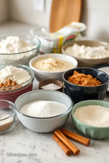 Dairy-Free Snickerdoodle Cookies ingredients