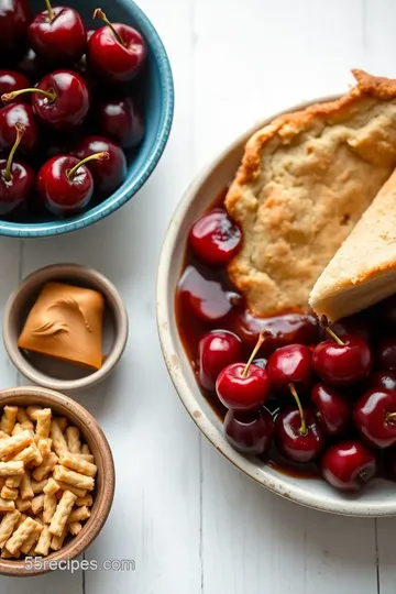 Door County Cherry Pie ingredients