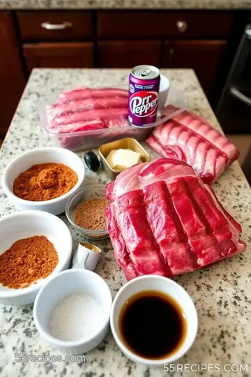 Dr. Pepper Ribs ingredients