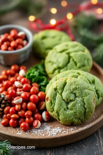 Dairy-Free Grinch Cookies ingredients