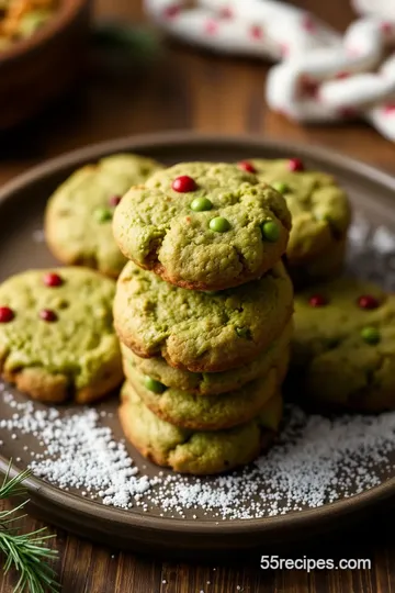 Dairy-Free Grinch Cookies steps