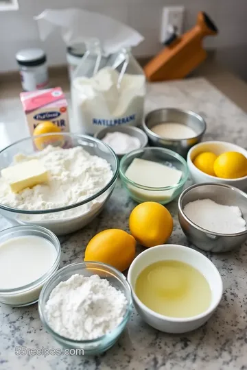 Bake Kefir Sheet Cake with Zesty Lemon Glaze ingredients