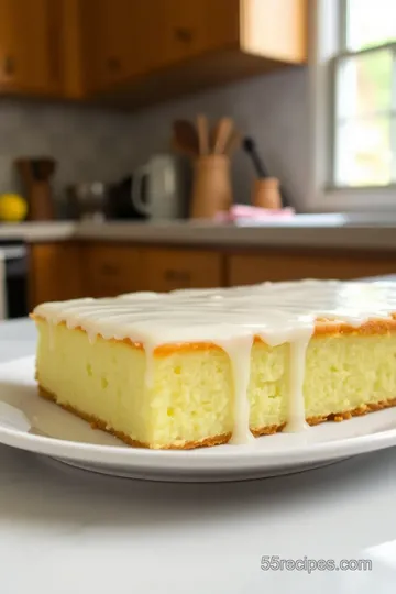 Bake Kefir Sheet Cake with Zesty Lemon Glaze steps