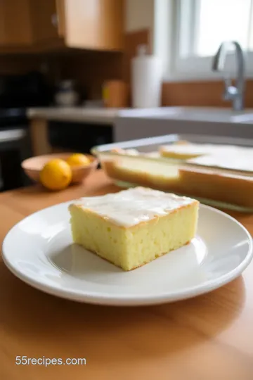 Kefir Sheet Cake with Lemon Glaze steps