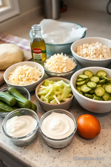 Pickle Pie Pizza ingredients