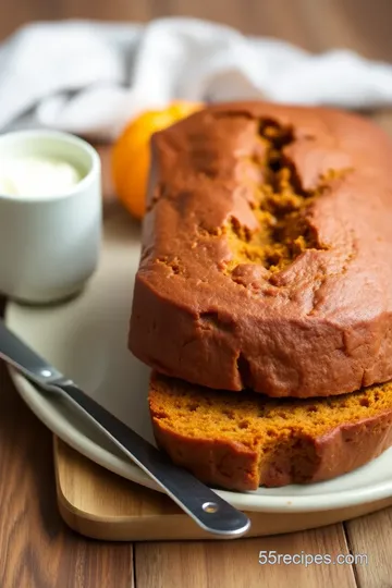 Delicious Pumpkin Bread Recipe presentation