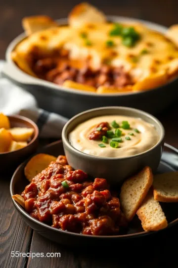 Skyline Chili Dip presentation