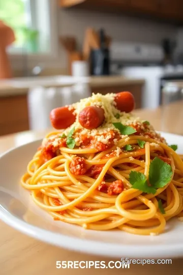 Bake Spaghetti with Hot Dogs: Quick & Tasty steps