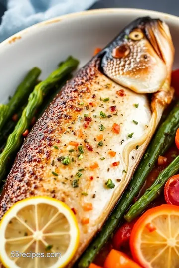 Herb-Crusted Steelhead Trout with Lemon Butter Sauce presentation